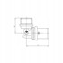 DIAMOND PEX koljeno 16x3/4" GZ s prešanim prstenom
